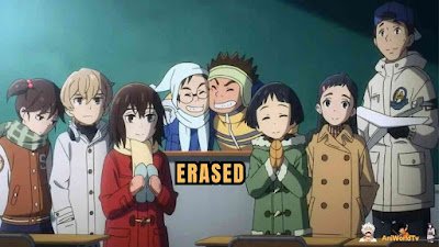 Best Anime One Season Anime Erased, Best One Season Anime