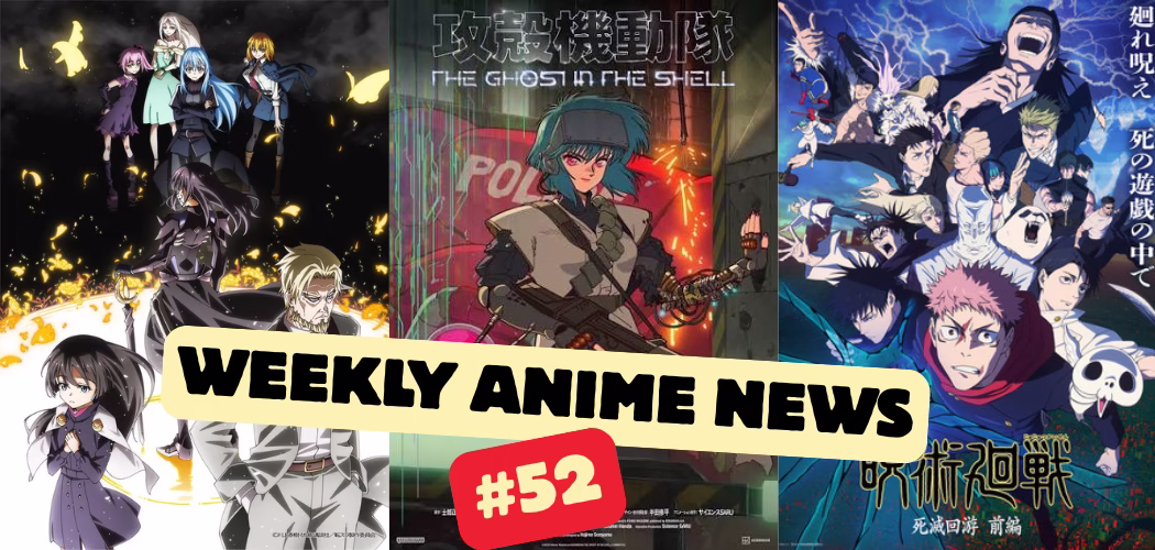 Weekly Anime News Roundup: Slime Season 4, Ghost in the Shell, Jujutsu Kaisen 4, and 13 More Big Reveals (June 2026)