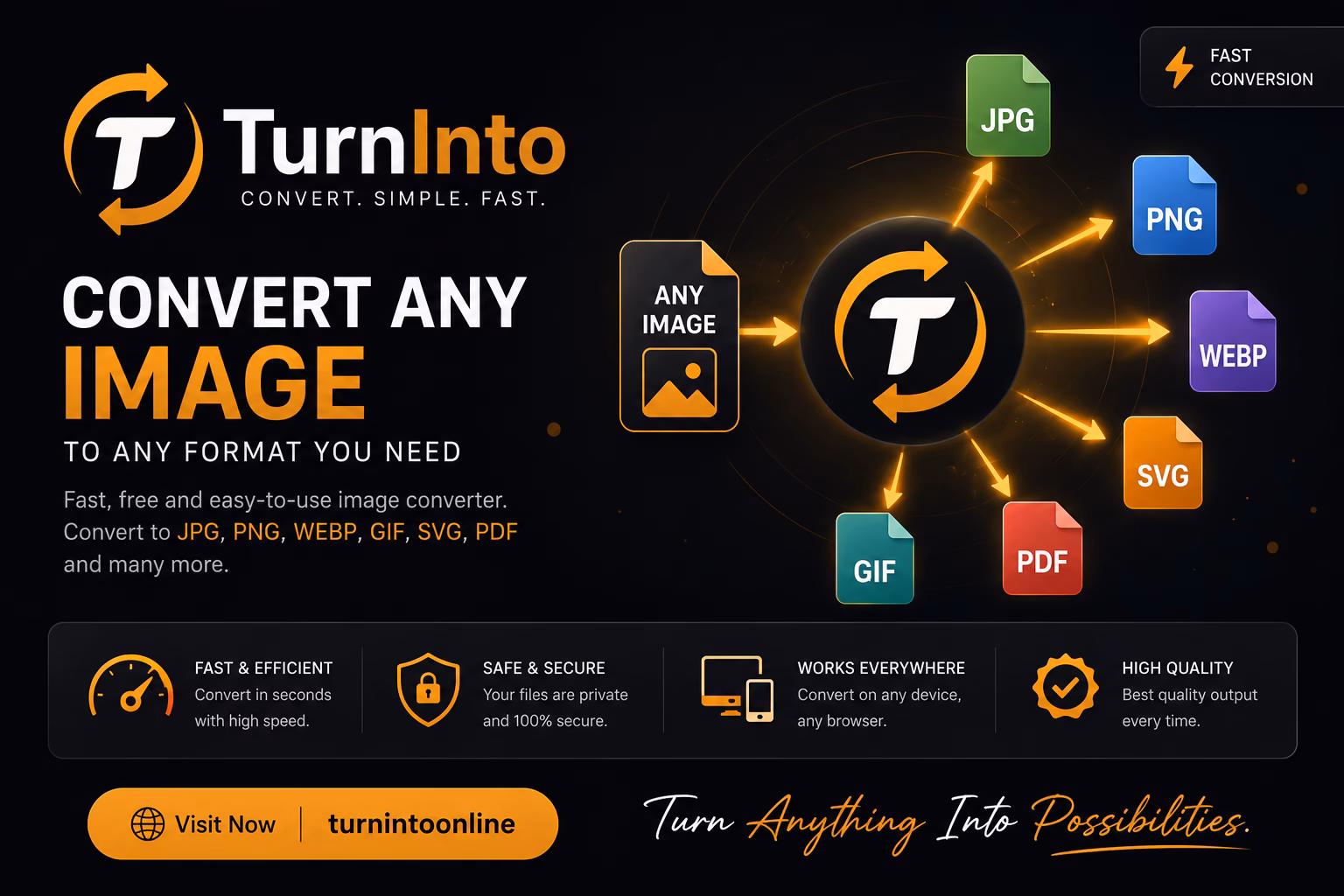 turn into